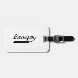 弁護士タイポグラフィ ラゲッジタグ