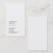 弁護士トレンディーミニマルエレガントシンプルリスト 名刺 (正面/裏面)