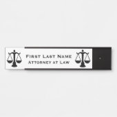 弁護士ドアサインシンボルや象徴弁護士 サインプレート (正面)