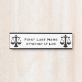 弁護士ドアサインシンボルや象徴弁護士 サインプレート (正面)