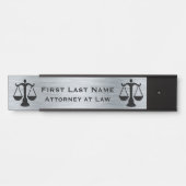 弁護士ドアサインシンボルや象徴弁護士 サインプレート (正面)