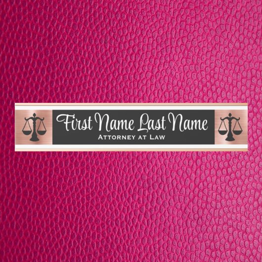 弁護士ドアシンボルや象徴弁護士バラ金ゴールド サインプレート