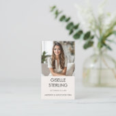 弁護士ニュートラルプロフェッショナル写真 名刺 (スタンド正面)