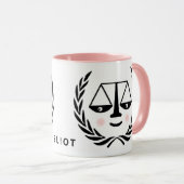 弁護士パーソナライズされたギフトマグ マグカップ (正面右)