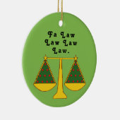 弁護士パーソナライズされた形見 セラミックオーナメント (右)