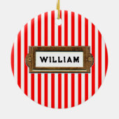 弁護士パーソナライズされた形見 セラミックオーナメント (裏面)