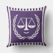 弁護士パーソナライズされた法科卒業 クッション (裏面)