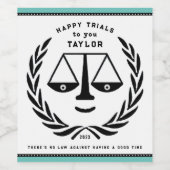 弁護士パーティーギフト ワインラベル (シングルラベル)