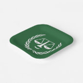 弁護士パーティー紙プレート ペーパープレート (傾斜あり)