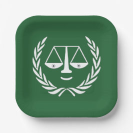 弁護士パーティー紙プレート ペーパープレート