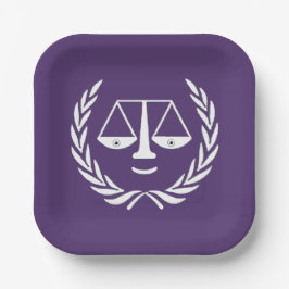 弁護士パーティー紙プレート ペーパープレート