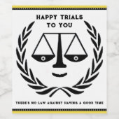 弁護士パーティー ワインラベル (シングルラベル)