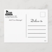 弁護士ビジネス – メリークリスマス シーズンポストカード (裏面)