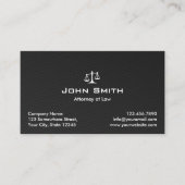 弁護士ブラックカーボンファイバー弁護士 名刺 (正面)