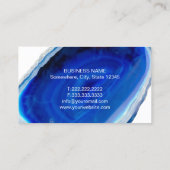 弁護士ブルーモダンアゲートストーン弁護士 名刺 (裏面)