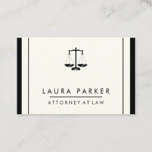 弁護士プレーンシンプルプロフェッショナルエレガント 名刺