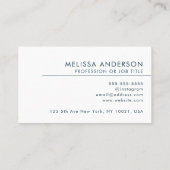 弁護士プロフェッショナルQRコードロゴモダン 名刺 (裏面)