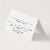 弁護士ホワイトアポイントメント 名刺 (裏面)