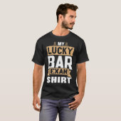 弁護士マイ・ラッキーバー試験法学校未来弁護士 Tシャツ (正面フル)
