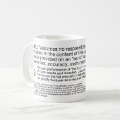 弁護士マグ コーヒーマグカップ (正面左)