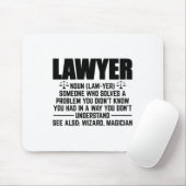 弁護士マジシャン |法律弁護士ジュラ学生ギフト マウスパッド (マウス)