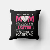 弁護士ママ、面白い、弁護士ママ、おかしい クッション (裏面)