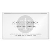 弁護士ミニマルをテーマにした |名刺 マグネット名刺 (正面)