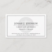 弁護士ミニマルをテーマにした |名刺 名刺 (正面)