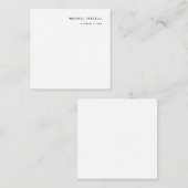 弁護士ミニマルクラシカルプロフェッショナル ノートカード (正面/裏面)