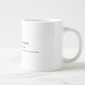 弁護士ミニマルクラシカルリストプロ ジャンボコーヒーマグカップ (右)