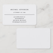 弁護士ミニマルクラシカルリストプロ 名刺 (正面/裏面)