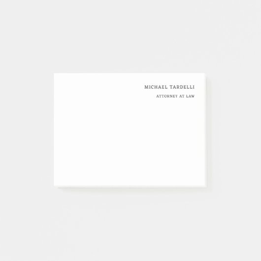 弁護士ミニマルクラシカルリスト ポストイット (正面)