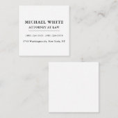 弁護士ミニマルプロフェッショナル エンクロージャーカード (正面/裏面)