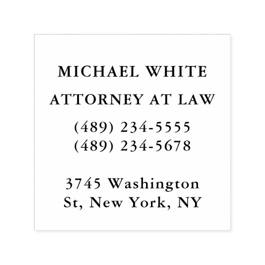 弁護士ミニマルプロフェッショナル セルフインキングスタンプ (デザイン)