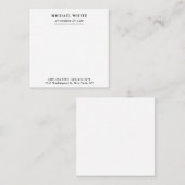 弁護士ミニマルプロフェッショナル ノートカード (正面/裏面)