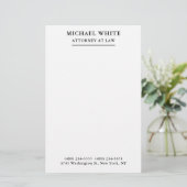 弁護士ミニマルプロフェッショナル 便箋 (スタンド正面)