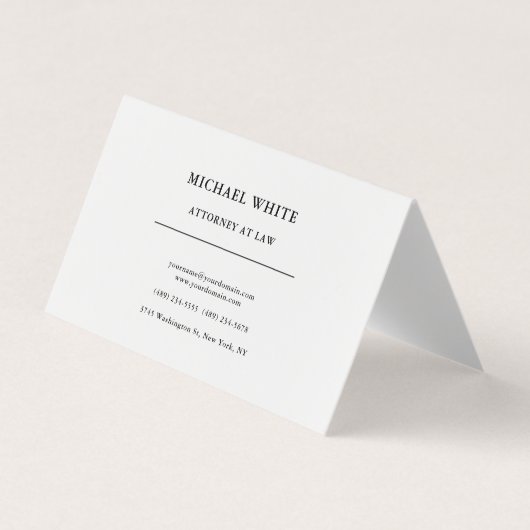 弁護士ミニマルプロフェッショナル 名刺 (正面)