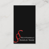 弁護士ミニマル 名刺 (正面)