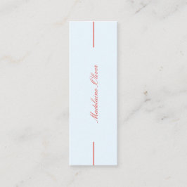 弁護士モダンエレガントプロフェッショナルブルー スキニー名刺