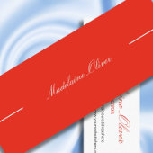 弁護士モダンエレガントプロフェッショナルレッド スキニー名刺