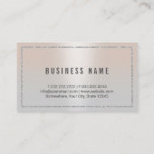 弁護士モダンシルバーフレーム 名刺 (裏面)