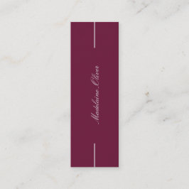 弁護士モダンプロフェッショナルブルゴーニュ スキニー名刺