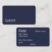 弁護士モダン名刺 名刺 (正面/裏面)