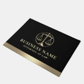 弁護士モダン金ゴールドジャスティススケール弁護士 ドアマット (アングル)