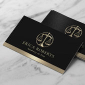 弁護士モダン金ゴールドジャスティススケール弁護士 名刺