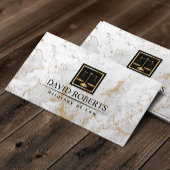 弁護士モダン金ゴールドマーブルストーン弁護士 名刺