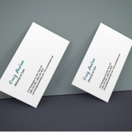 弁護士ユニーク特殊な厚さプロファイルカード