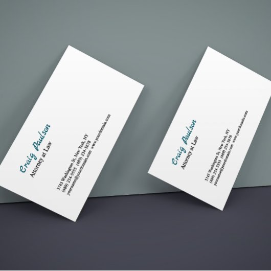 弁護士ユニーク特殊な厚さプロファイルカード