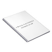 弁護士ユニーク白黒事業 ノートブック (右側)