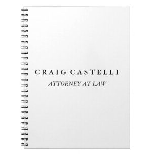 弁護士ユニーク白黒事業 ノートブック